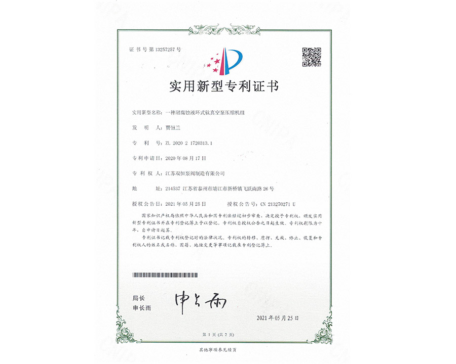 液环式钛真空泵压缩机